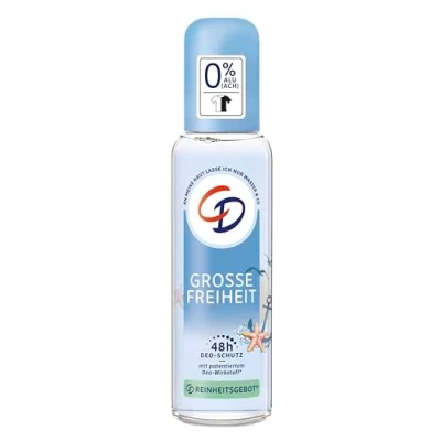 Bild av CD deodorant atomizer &quot;Stor frihet&quot;, 75 ml, utan aluminiumsalter, 24 timmar långvarigt skydd, lämpligt för känslig hud, vegansk kroppsvård