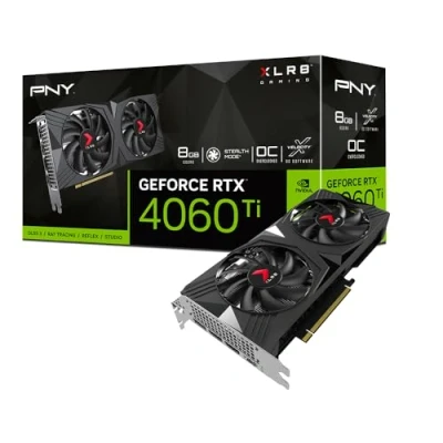 Bild av PNY Tarjeta Grafica GeForce RTX™ 4060 Ti 8GB XLR8 Gaming VERTO Overclocked Dual Fan DLSS 3