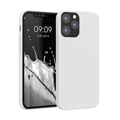 Bild av kwmobile Fodral kompatibelt med Apple iPhone 12/12 Pro mjukt skyddande TPU silikonfodral vitt