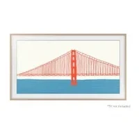 Bild av Samsung The Frame Ram 43 tum (VG SCFA43TKBXC) i modern teak [2021]