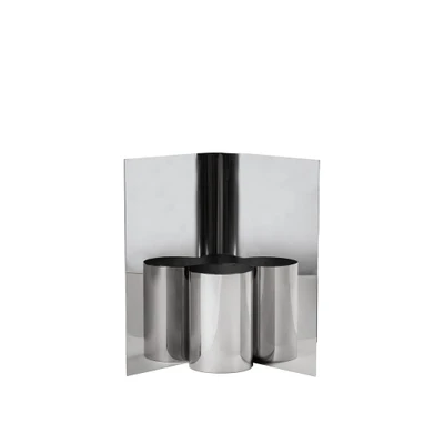 Bild av Ferm Living Eddy Vase Vas Mirror Polished W18 x D18 H29 cm