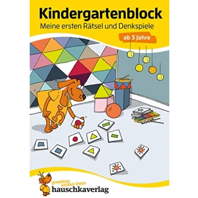Bild av Kindergartenblock Meine ersten Rätsel und Denkspiele ab 3 Jahre: Bunter Rätselblock Sinnvolle Beschäftigung die Spaß macht: 616