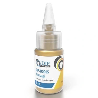 Bild av DIP Tools Kintsugilim 25 g I snabbtorkande och hållbart, högpresterande lim extra starkt, för läder, kartong trä kork skum plast gummi metall, plastlim metalllim