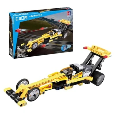 Bild av Top Fuel Dragster med dragmotor, 151 delar (kompatibel Lego Technic t.ex. 42033), C52017W