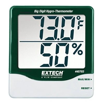 Bild av Extech 445703 hygrometer/termometer med stora siffror