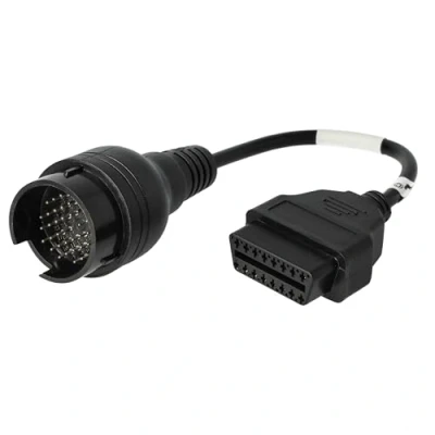 Bild av vhbw OBD2 adapterkabel för OBD diagnostiseringsapparat kompatibel med Iveco modeller rund 38 pin kontakt