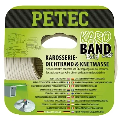 Bild av PETEC 87530 Substance étanchéisante pour carrosserie 2 blanc Rouleau 3