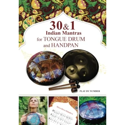 Bild av 30 and 1 Indian Mantras for Tongue Drum Handpan: Play by Number