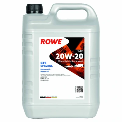 Bild av Rowe Hightec GTS SPEZIAL 20W 20 5l Motorolja 20023 0050 99 MAZDA: MX 5 2, I, 626 IV Sedan, SKODA: Felicia 1, 1 Pickup