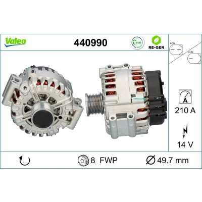 Bild av Generator VALEO 440990