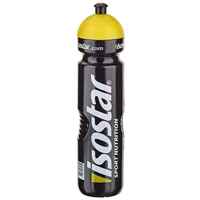 Bild av Isostar Sportvattenflaska 1 000 ml plast, BPA fri vattenflaska för löpning, cykling, gym, vandring praktisk och läckagesäker tryck dragförslutning förpackning (1 x 71 g)