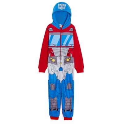 Bild av Transformers pojkar Onesie Optimus Prime eller Bumblebee fleece pyjamas barn pyjamas, Prime, 3 4 Years