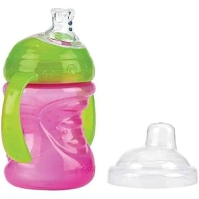 Bild av Nuby Swirl icke spillkopp, från 6 månader, färg skickad slumpmässigt, 240 ml