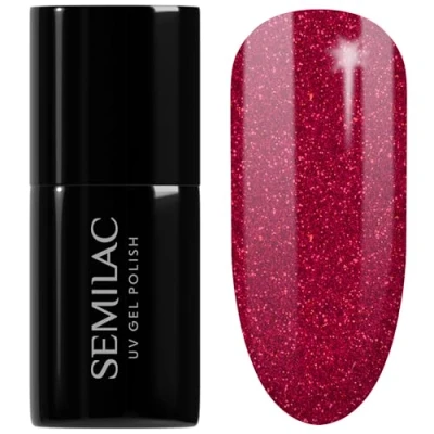 Bild av Semilac Halvpermanent nagellack, 181 kryddig salsa, 7 ml
