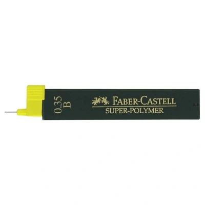 Bild av Faber Castell Diverse fineline bly, 0,35 mm svart, B, för konst, hantverk, ritning, skissning, hem, skola, universitet, färgning