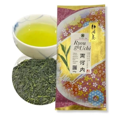Bild av Ryogouchi grönt te (50g) japanskt te, sencha premium Nyplockat från 2024 års skörd, plockat på Hachijuhachiya dagen, Ryoku Cha Shizuoka, Japan, Ny i Europa