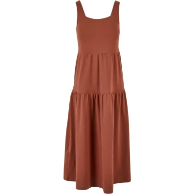 Bild av Urban Classics 7/8 Length Valance Summer Jerseyklänning, Storlek: XS, Terracotta