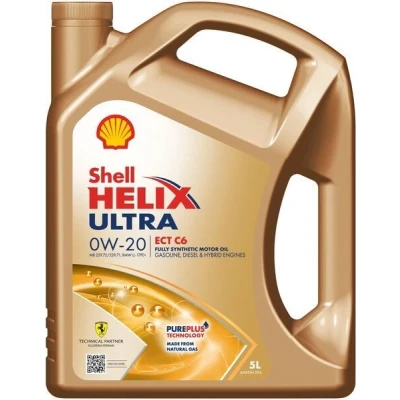 Bild av Shell Helix Ultra ECT C6 0W 20 5l Motorolja 550074671 TOYOTA: Avensis III Kombi, Yaris Hatchback, II BMW: 3 Touring, 1 Hatchback