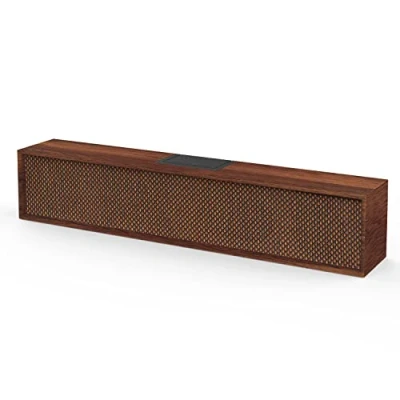 Bild av Smalody Bluetooth högtalare retro, PC med 10 W stereoljud, BassUp, retro klassisk trähögtalare box för hem, spel, skrivbord, bärbar dator, smartphone