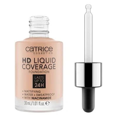 Bild av Catrice HD Liquid Coverage Foundation 30ml, No. 020 Rose Beige, 1 pc.