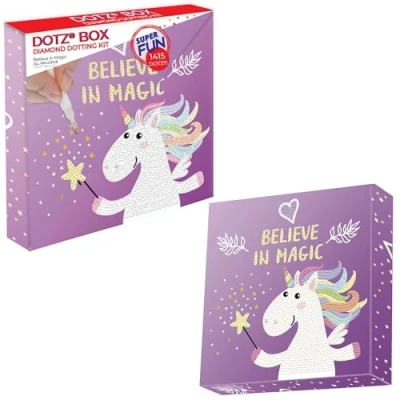Bild av Diamond Dotz Box 22 x cm Unicorn Believe in Magic