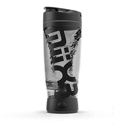 Bild av Promixx MiiXR AA Elektrisk shakerflaska från för supersläta proteinshakes Lukt och fläckbeständig, lätt att rengöra 600 ml svart/grå