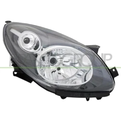 Bild av PRASCO RN3064823 Strålkastare Höger H4 svart RENAULT: TWINGO 2
