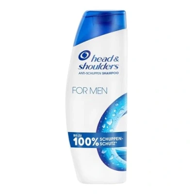 Bild av Head &amp; Shoulders för män anti mjällschampo, upp till 100 procent mjällskydd hår och hårbotten, kliniskt bekräftad, dermatologiskt testad, 300 ml