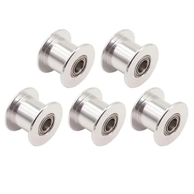 Bild av WINSINN GT2 Idler remskiva 20 tandlös 5 mm borr 10 bredd timing hjul aluminium för 3D skrivare (paket med st)