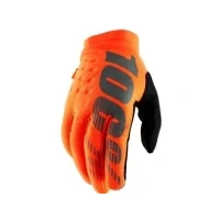 Bild av 100% BRISKER Handske fluo orange svart storlek M (handflatans längd 187 193 mm) (NY)