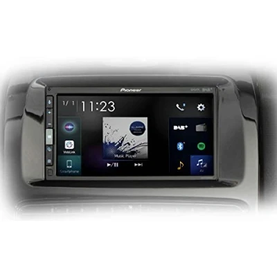 Bild av Pioneer SPH EVO62DAB Clio mediacenter för Renault IV 6,8 tums pekskärm, 1,5A snabbladdning via USB, Apple CarPlay, Android Auto, DAB/DAB+ digitalradio, Bluetooth, 13 bands equalizer