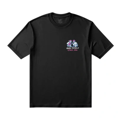 Bild av Vans Checker BROS. Tshirt med print för barn, Storlek: 122/134, Black