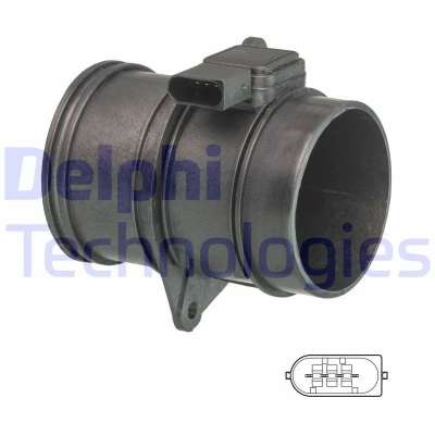 Bild av DELPHI AF10630 12B1 Débitmètre d&#039;air avec boîtier LAND ROVER: Range Rover Sport, Discovery 4