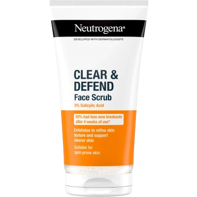Bild av Neutrogena Clear &amp; Defend Ansiktsskrubb