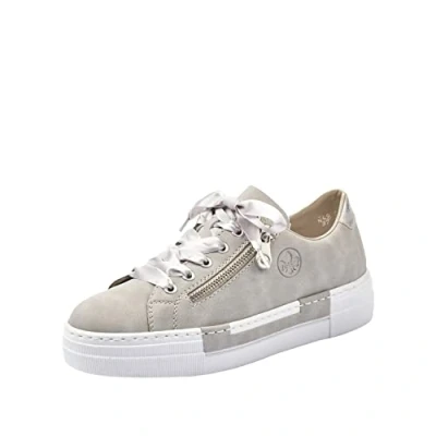 Bild av Rieker Kvinnor Vår/sommar N49c2 Sneaker, Gråcement silver 40, 42 EU