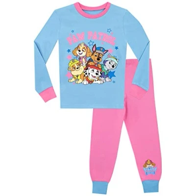 Bild av Paw Patrol Flickor Pyjamas Chase Marshall Skye Everest Slim Fit Mångfärgad 104