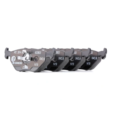 Bild av ATE 13.0460 3803.2 Jeu de plaquettes frein préparé pour indicateur d&#039;usure, contact signal d&#039;usure exclu BMW: 3 Berline, 5 Touring, 7