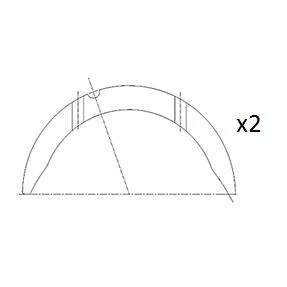 Bild av FAI AutoParts BT3008 STD Rondelle d&#039;écartement, vilebrequin RENAULT: Kangoo II Express, I CLIO 2, DACIA: Duster SUV, Logan MCV