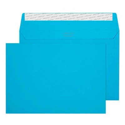 Bild av Blake Creative Colour C5 162 x 229 mm 120 gsm plånboksfodral kuvert (45310) karibisk blå förpackning med 25