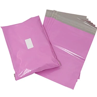 Bild av Triplast fraktpåsar av plast, 48,3 x 73,3 cm, rosa, 200 stycken