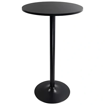 Bild av KKTONER Runt barbord 60 cm topp för cocktailbar pub middag bistro (106 H)