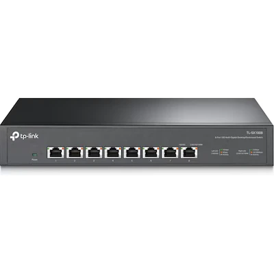 Bild av TP Link TL SX1008 8 Port 10G Desktop/Rackmount Switch