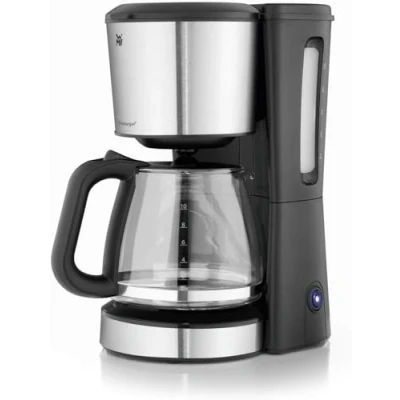 Bild av WMF Bueno Filterkaffebryggare med glaskanna, filterkaffe, 10 koppar, start/stoppknapp, droppstopp, vridfilter, automatisk avstängning, varmhållningsplatta, 1000 W