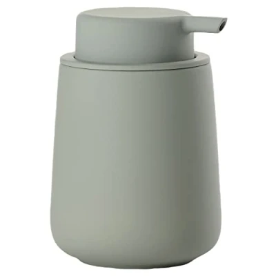 Bild av Zone Denmark Nova One tvålpump för badrummet, keramisk dispenser handtvål/flytande tvål, diameter 8 cm, höjd 11,5 kapacitet 250 ml, Matcha Green