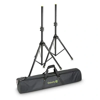 Bild av Gravity SS 5212 B Set 1 2 Stål Bafle Stand med bärväska