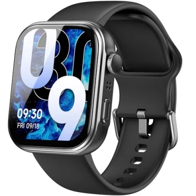 Bild av TOZO S6 Smartwatch 1,85 AMOLED Ultra Clear Screen Dynamiska urtavlor Bluetooth samtal, 100+ sportlägen Fitness Watch Aktivitetsmätare med hjärtfrekvens/sömn/blodsyremätare IP68 vattentät