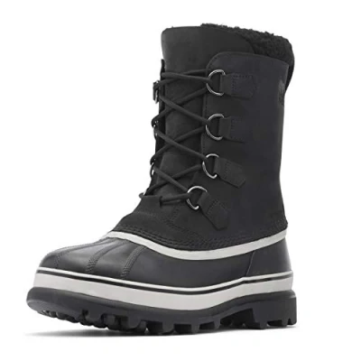 Bild av Sorel Caribou herr vattentäta snökängor, Black x Dark Stone, 40 EU