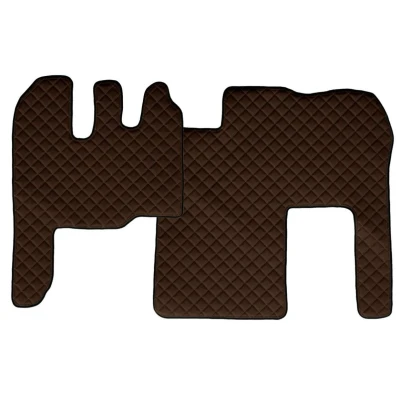Bild av F CORE FL15 BROWN Ensemble de tapis sol Similicuir marron