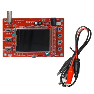 Bild av DollaTek DIY Open Source Kit 2,4&quot; TFT 1Msps digitalt oscilloskopkit med delar + 13803K sond (SMD försvetsad)