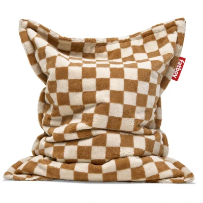 Bild av Fatboy, Original Slim Teddy Sittsäck Chess Almond Creme